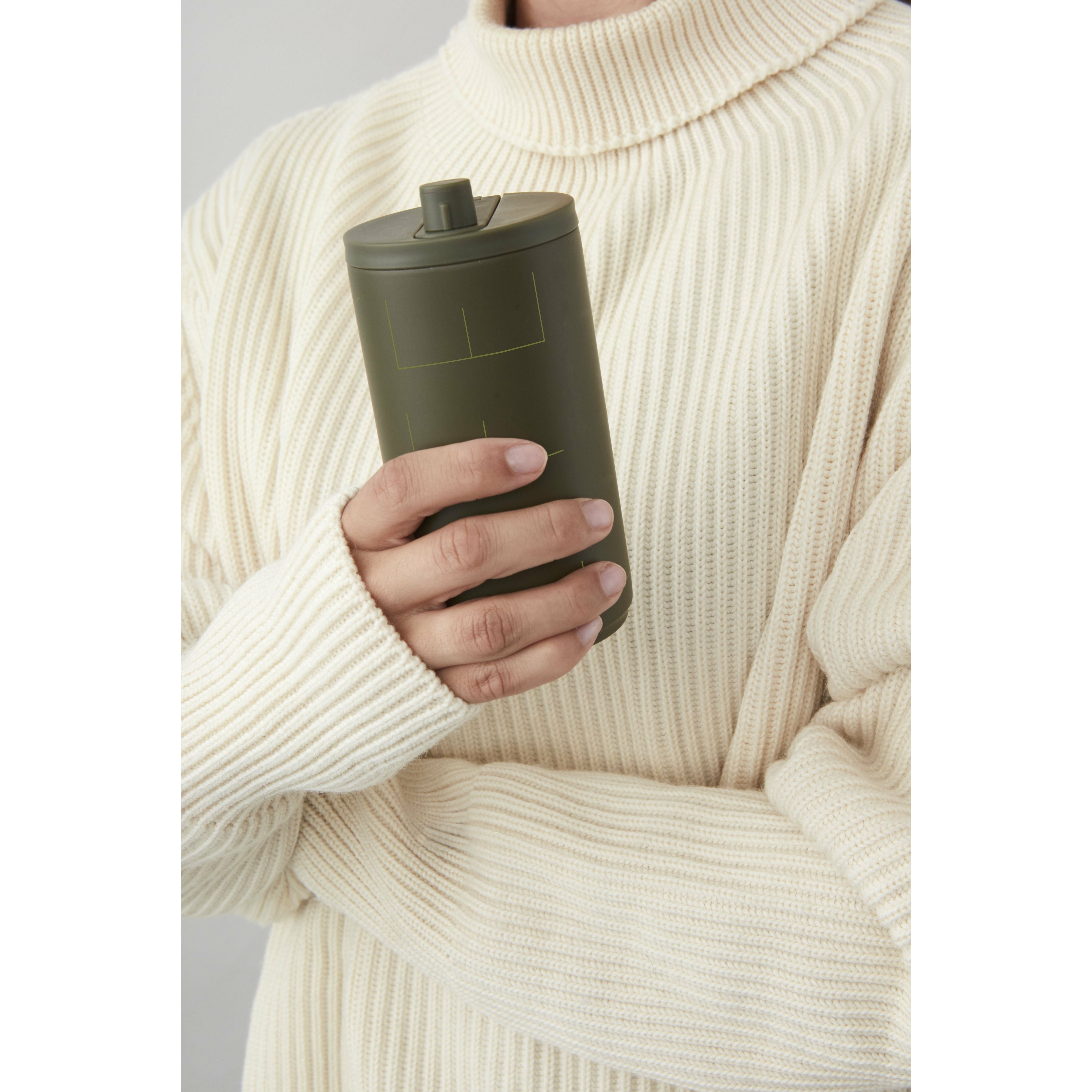 [product_category]-Design Letters Travel Thermo Cher 350 Ml, Olive-Design Letters-5710498188894-30101019OLIVELIFE-DES-8