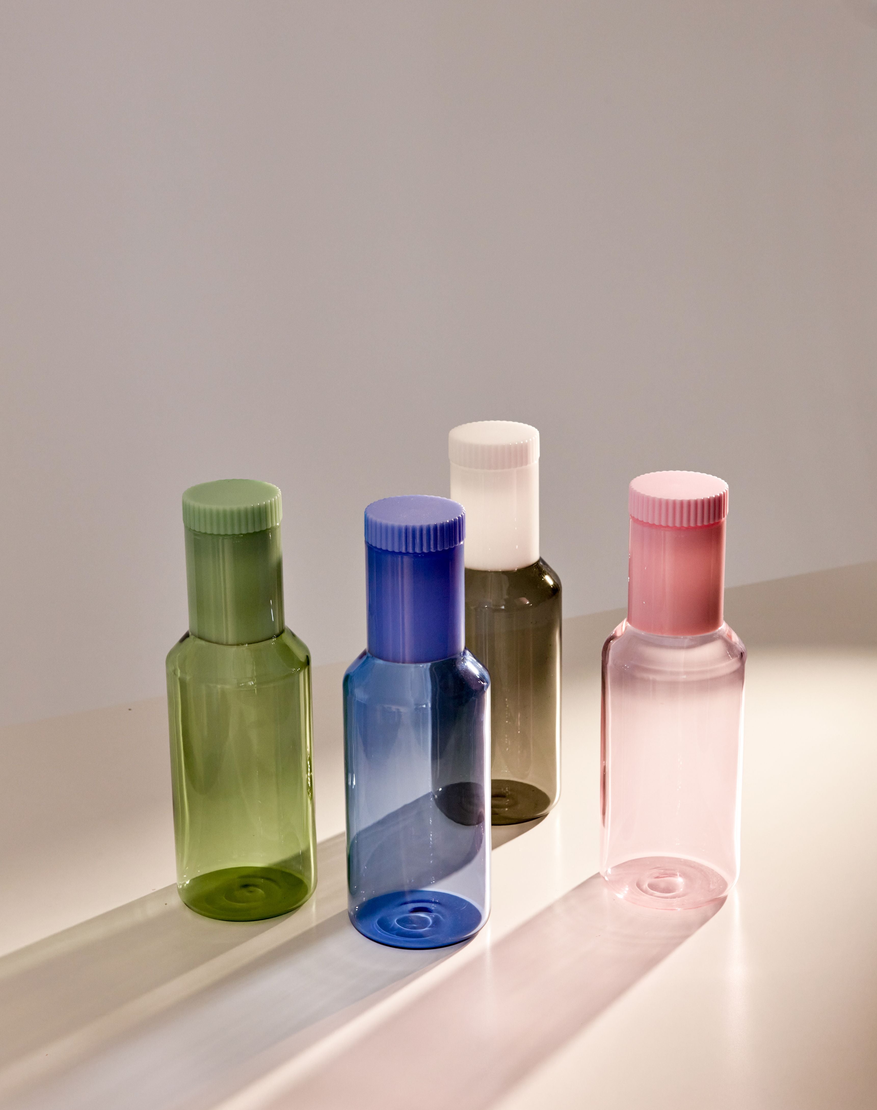 [product_category]-Design Letters Tube Carafe Made Of Glass, Green/Milky Green-Design Letters-5710498191641-10101402GREMILKGRE-DES-2