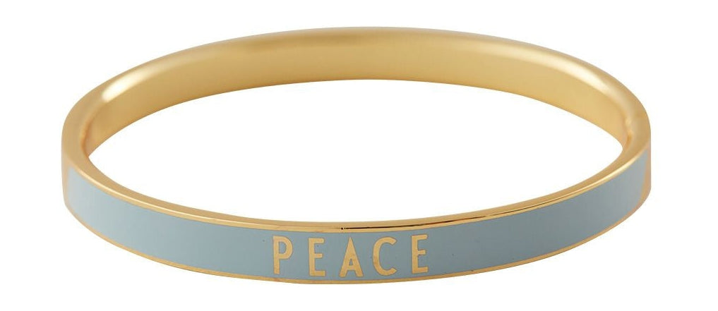 [product_category]-Design Letters Word Candy Bangle Peace Brass Gold Platted, Light Blue-Design Letters-5710498192778-90502002LBPEACE-DES-1