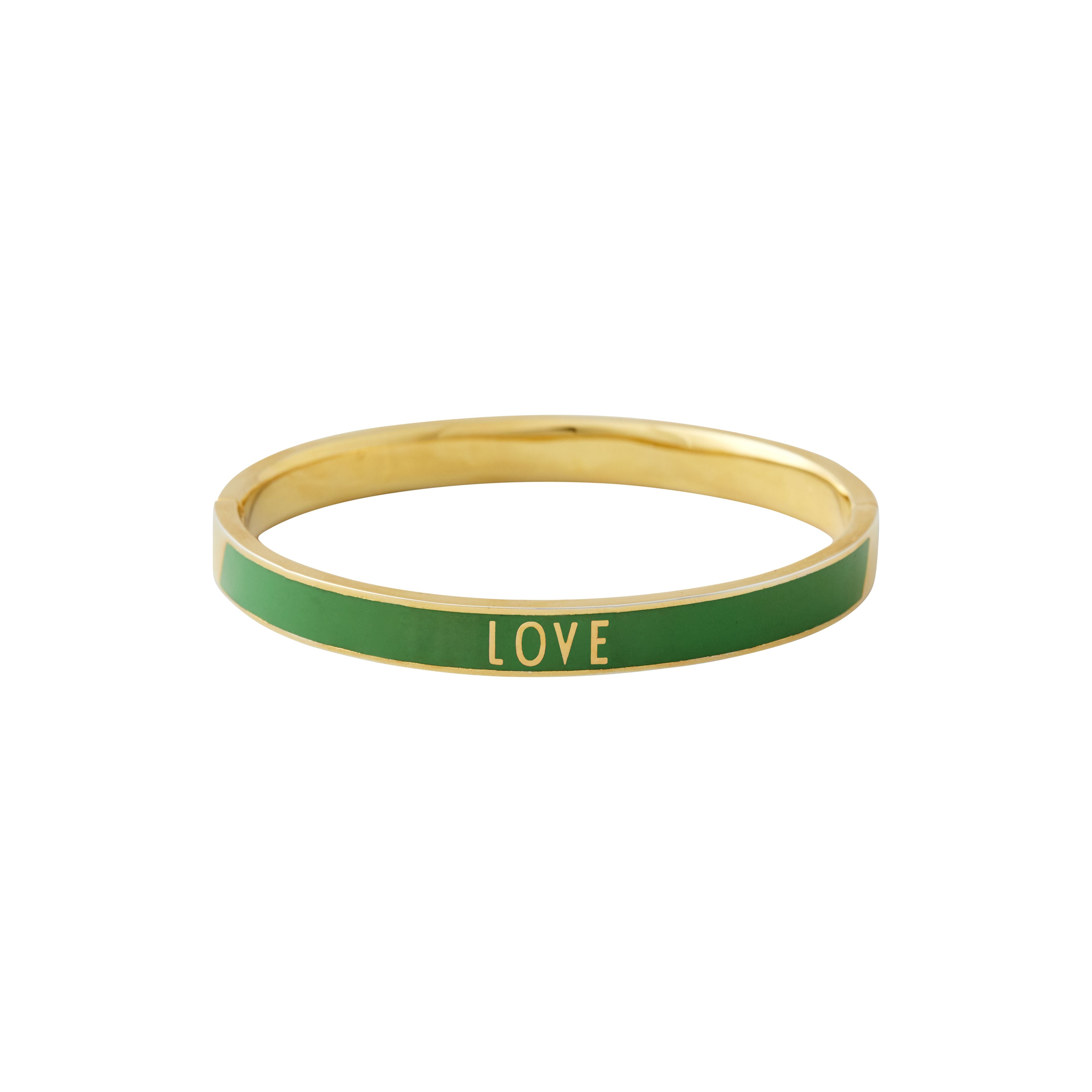 [product_category]-Design Letters Word Candy Bangle Special Edition Love, Forest Green-Design Letters-5710498190880-90502002FGLOVE-DES-1