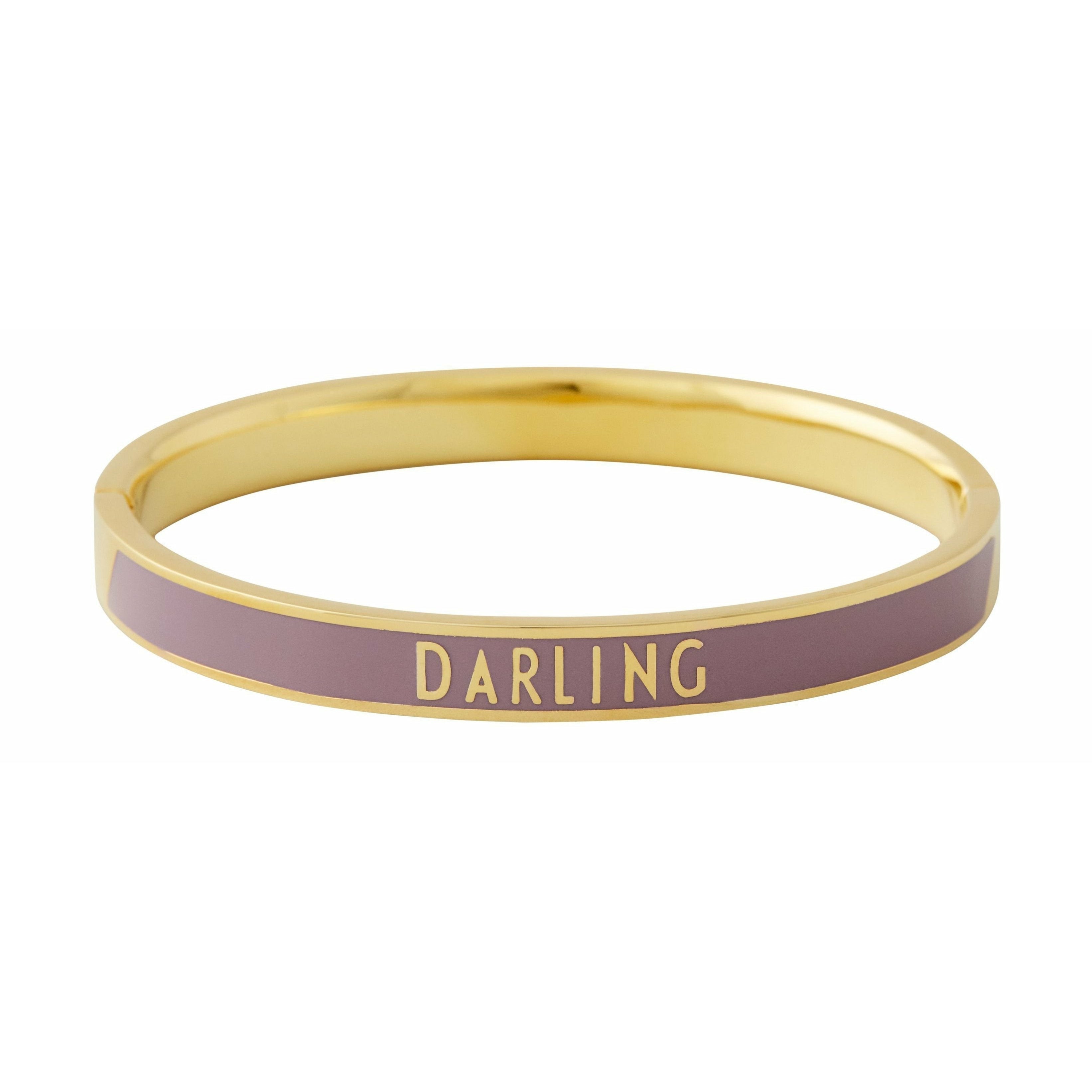 [product_category]-Design Letters Word Candy Bracelet Darling Brass Gold Platted, Violet-Design Letters-5710498189242-90502002DPDARLING-DES-1