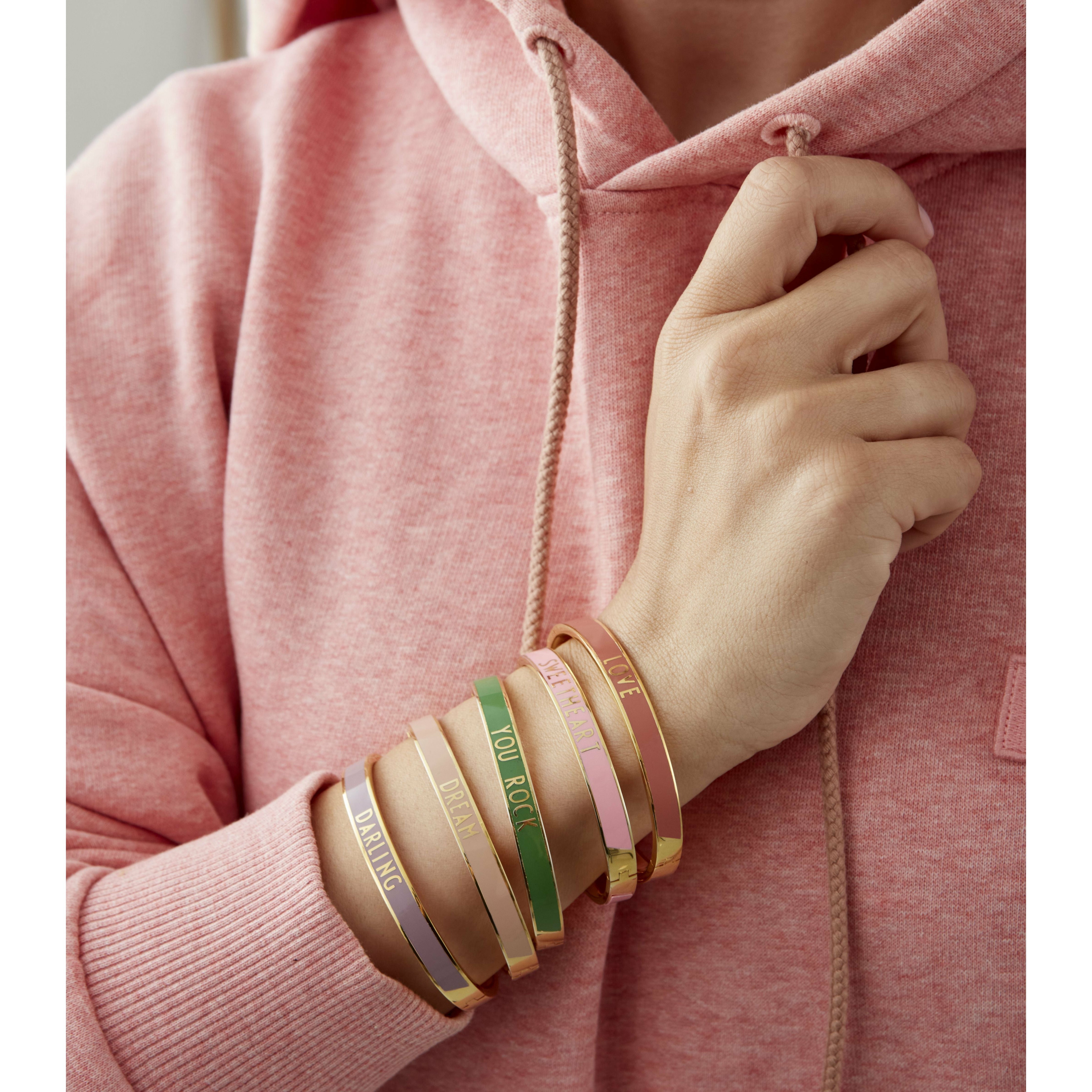 [product_category]-Design Letters Word Candy Bracelet Darling Brass Gold Platted, Violet-Design Letters-5710498189242-90502002DPDARLING-DES-2