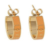Designové písmena Word Candy Learrings 16mm 2 P CS, láska/oranžová
