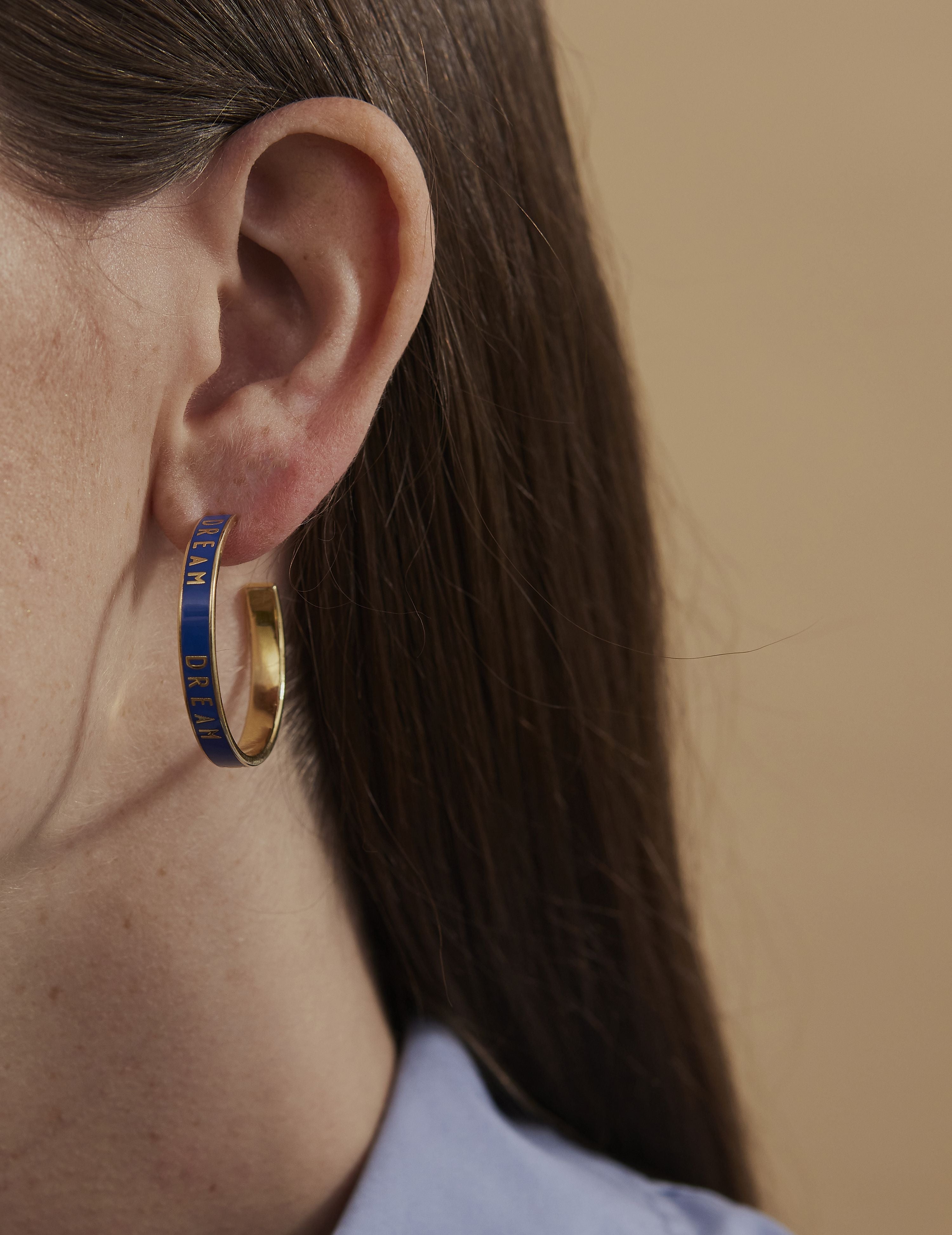 [product_category]-Design Letters Word Candy Earrings 35mm 2 P Cs, Dream/Cobalt Blue-Design Letters-5710498192952-90405002COBADREAM-DES-2