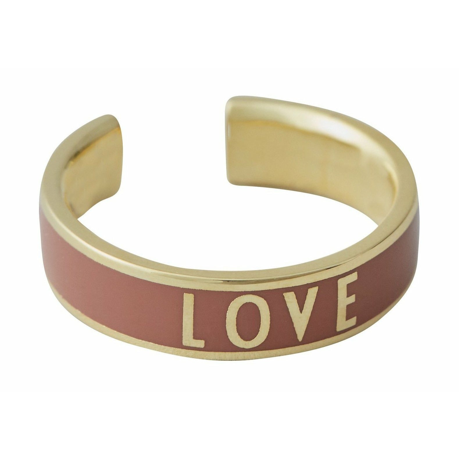 [product_category]-Design Letters Word Candy Ring Love Brass Gold Platted, Red-Design Letters-5710498189143-90604012ARLOVE-DES-1