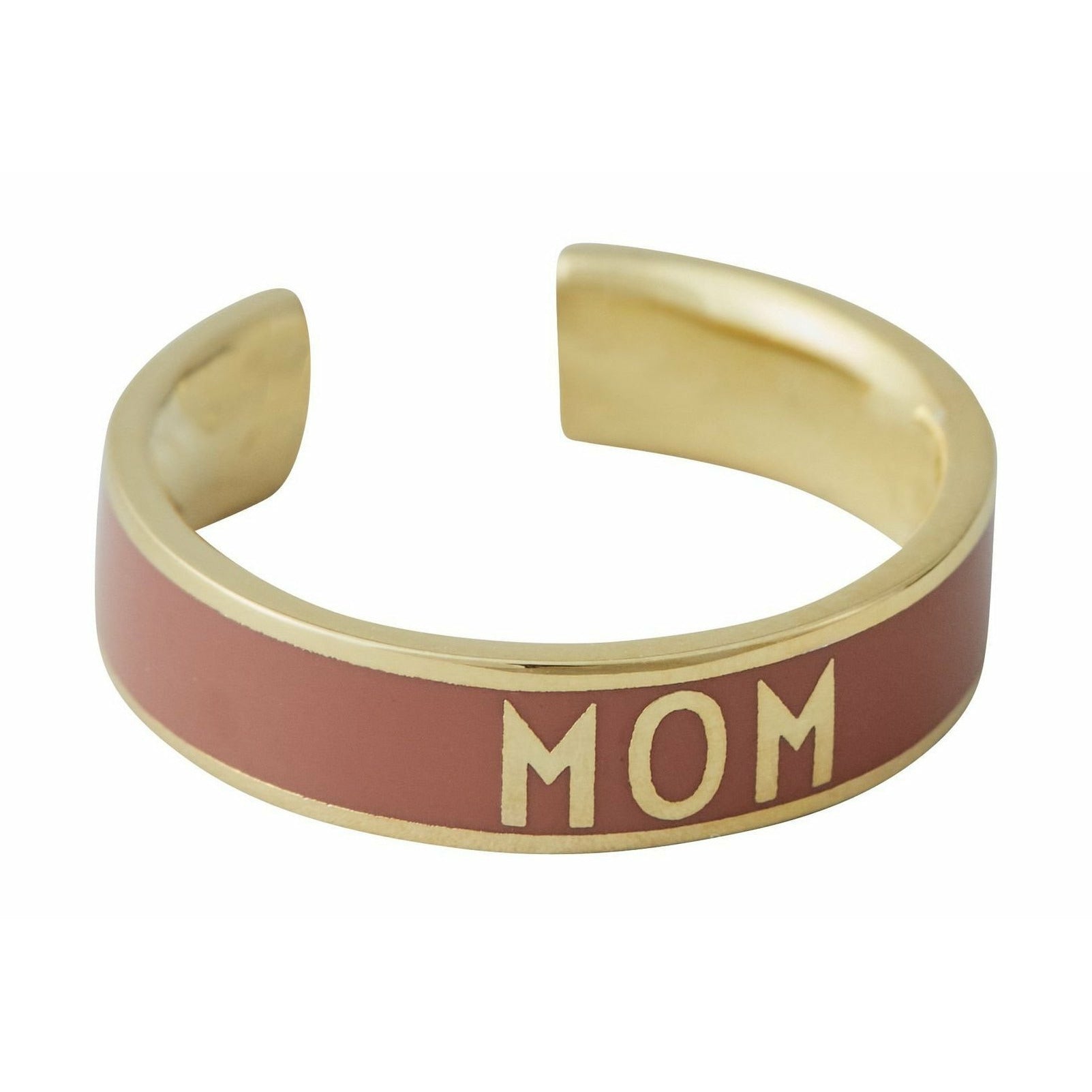 [product_category]-Design Letters Word Candy Ring Mom Brass Gold Platted, Red-Design Letters-5710498189150-90604012ARMOM-DES-1