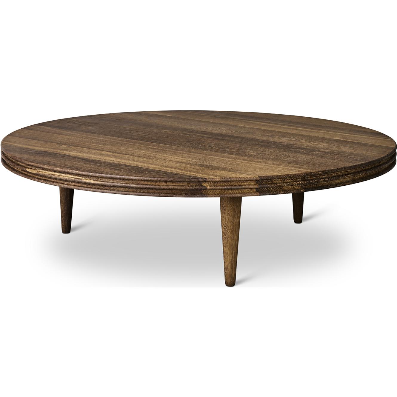[product_category]-Dk3 Groove Three Legged Side Table Oak Smoked, øx H 110x30 Cm-DK3-5714615025857-GC-110-30-SO-OI-DK3-1