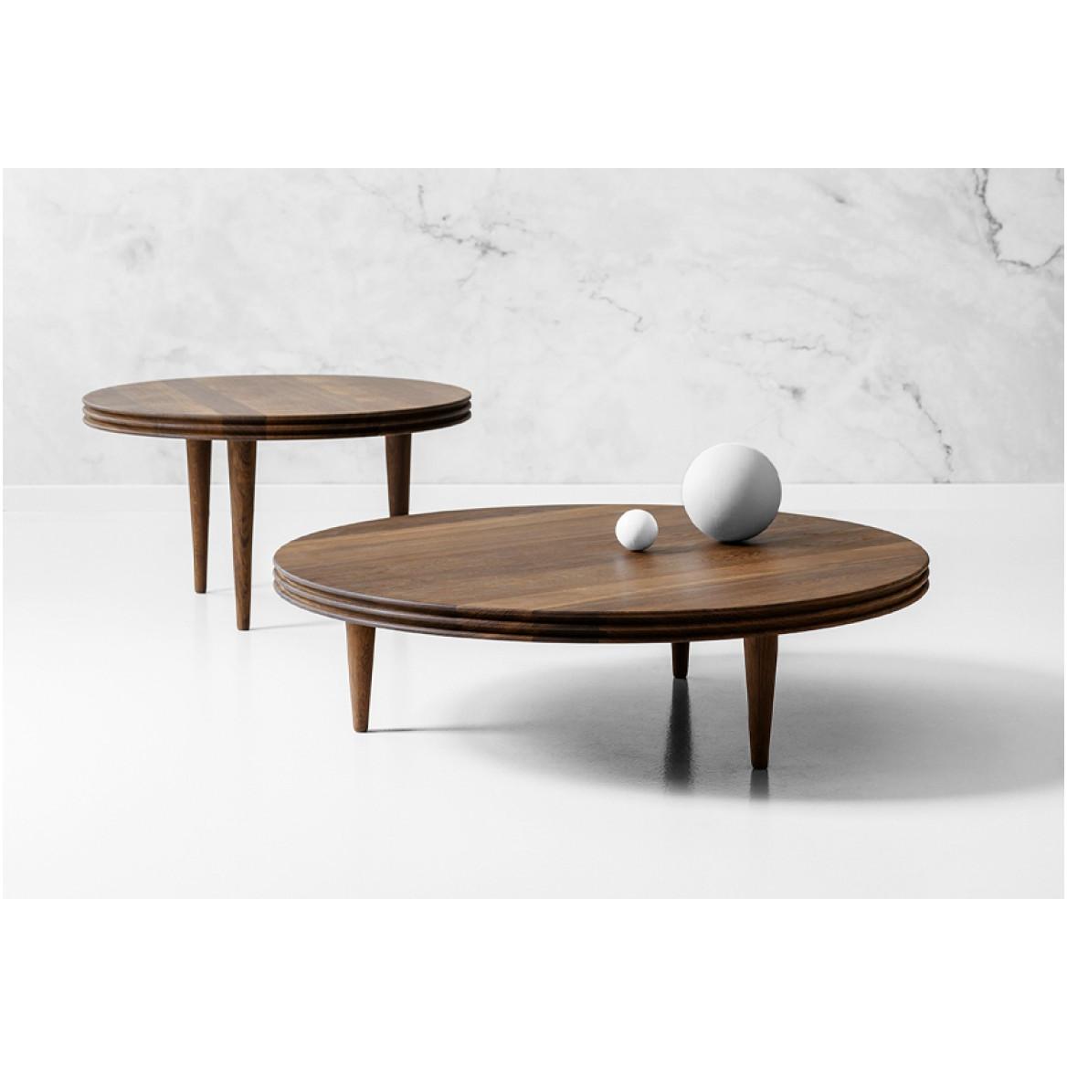 [product_category]-Dk3 Groove Three Legged Side Table Oak Smoked, øx H 110x30 Cm-DK3-5714615025857-GC-110-30-SO-OI-DK3-4