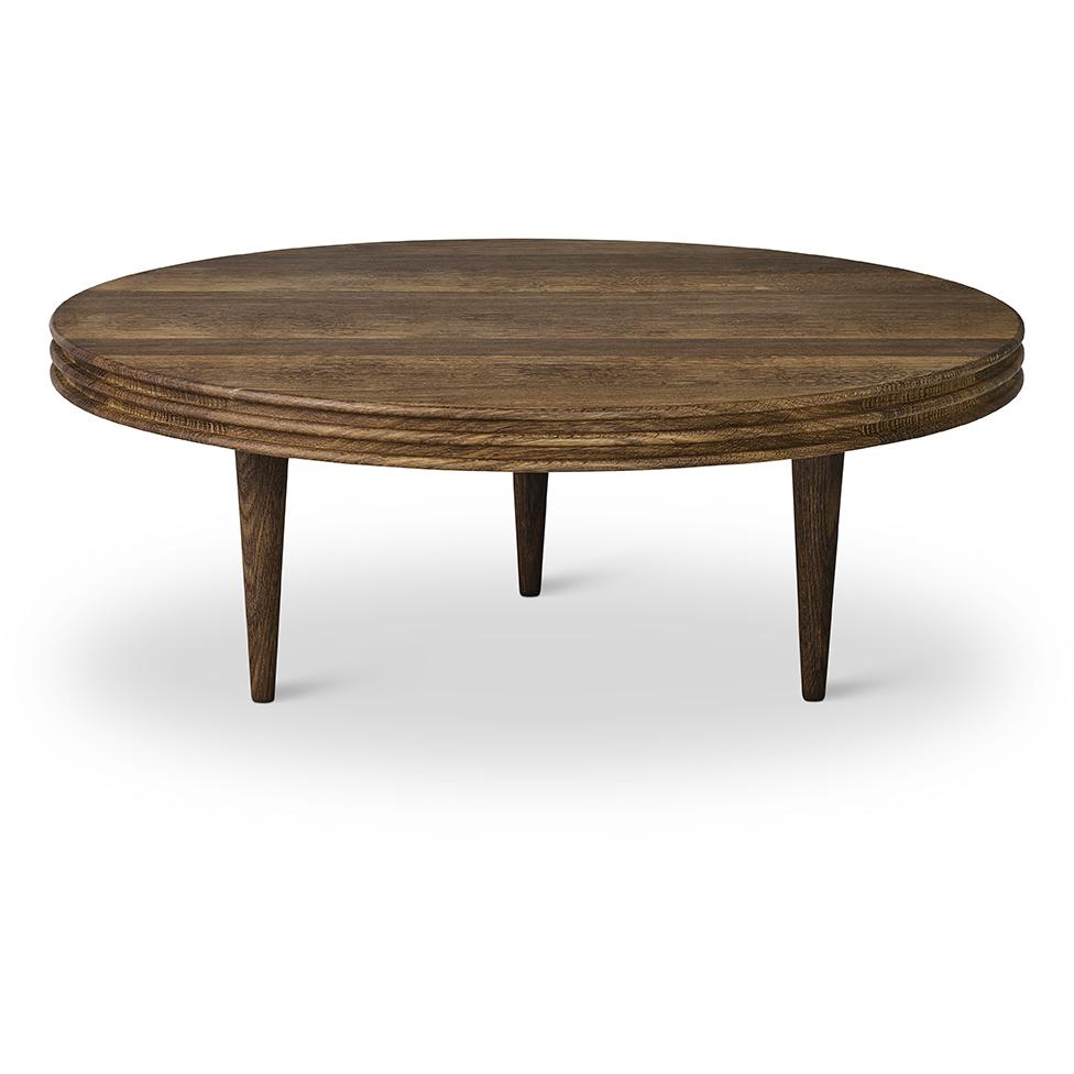 [product_category]-Dk3 Groove Three Legged Side Table Oak Smoked, øx H 60x37,5 Cm-DK3-5714615025550-GC-60-37-SO-OI-DK3-2