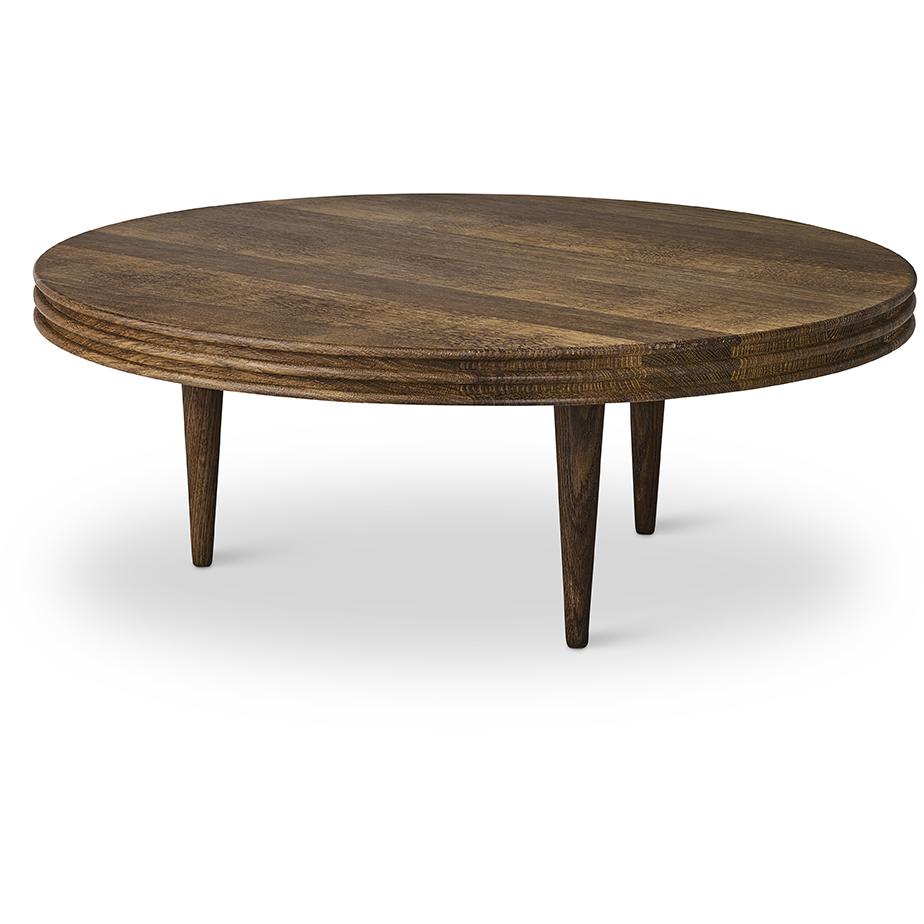 [product_category]-Dk3 Groove Three Legged Side Table Oak Smoked, øx H 60x37,5 Cm-DK3-5714615025550-GC-60-37-SO-OI-DK3-3