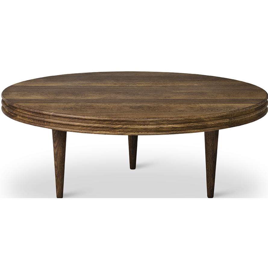 [product_category]-Dk3 Groove Three Legged Side Table Oak Smoked, øx H 60x45 Cm-DK3-5714615025611-GC-60-45-SO-OI-DK3-1