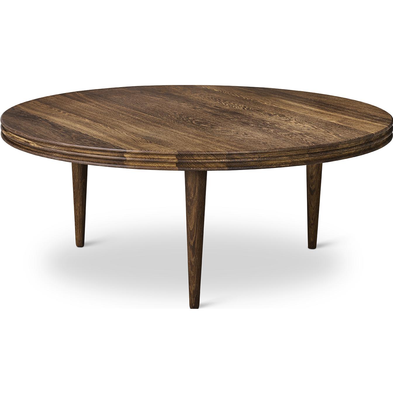 [product_category]-Dk3 Groove Three Legged Side Table Oak Smoked, øx H 80x30 Cm-DK3-5714615025673-GC-80-30-SO-OI-DK3-1