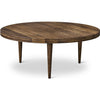 DK3 Groove Three Legged Side Table Oak Smoked, Øx H 80x30 cm