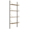 Dk3 Royal System Shelf Walnut Olied/Brass, 30x83x204 cm