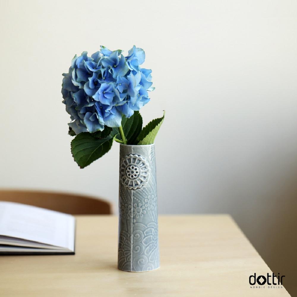 [product_category]-Dottir Pipanella Flower Vase Blue/Grey, 9cm-Dottir-5712466005288-11274-DOT-7