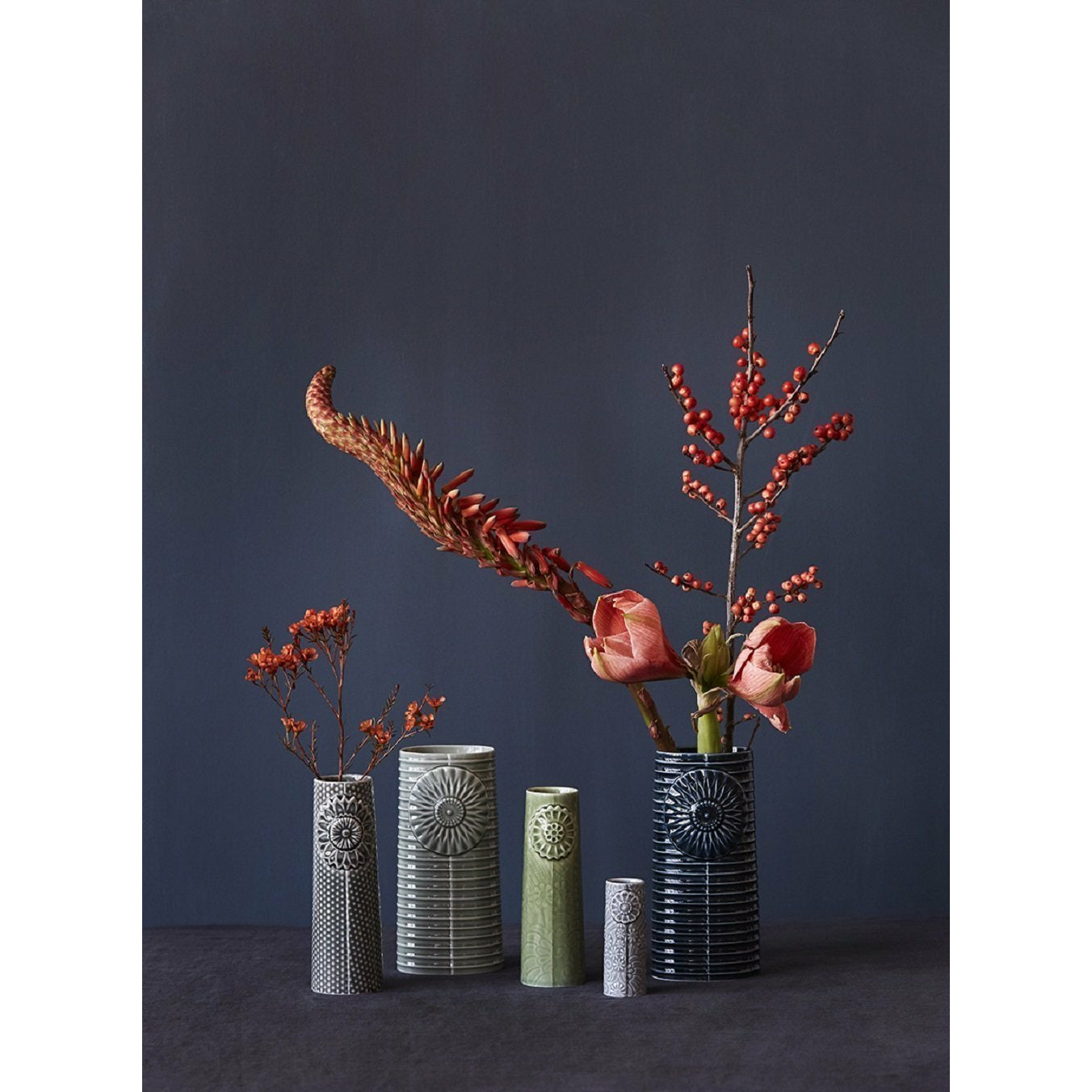 [product_category]-Dottir Pipanella Flower Vase Dark, 15cm-Dottir-5712466004786-11212-DOT-3