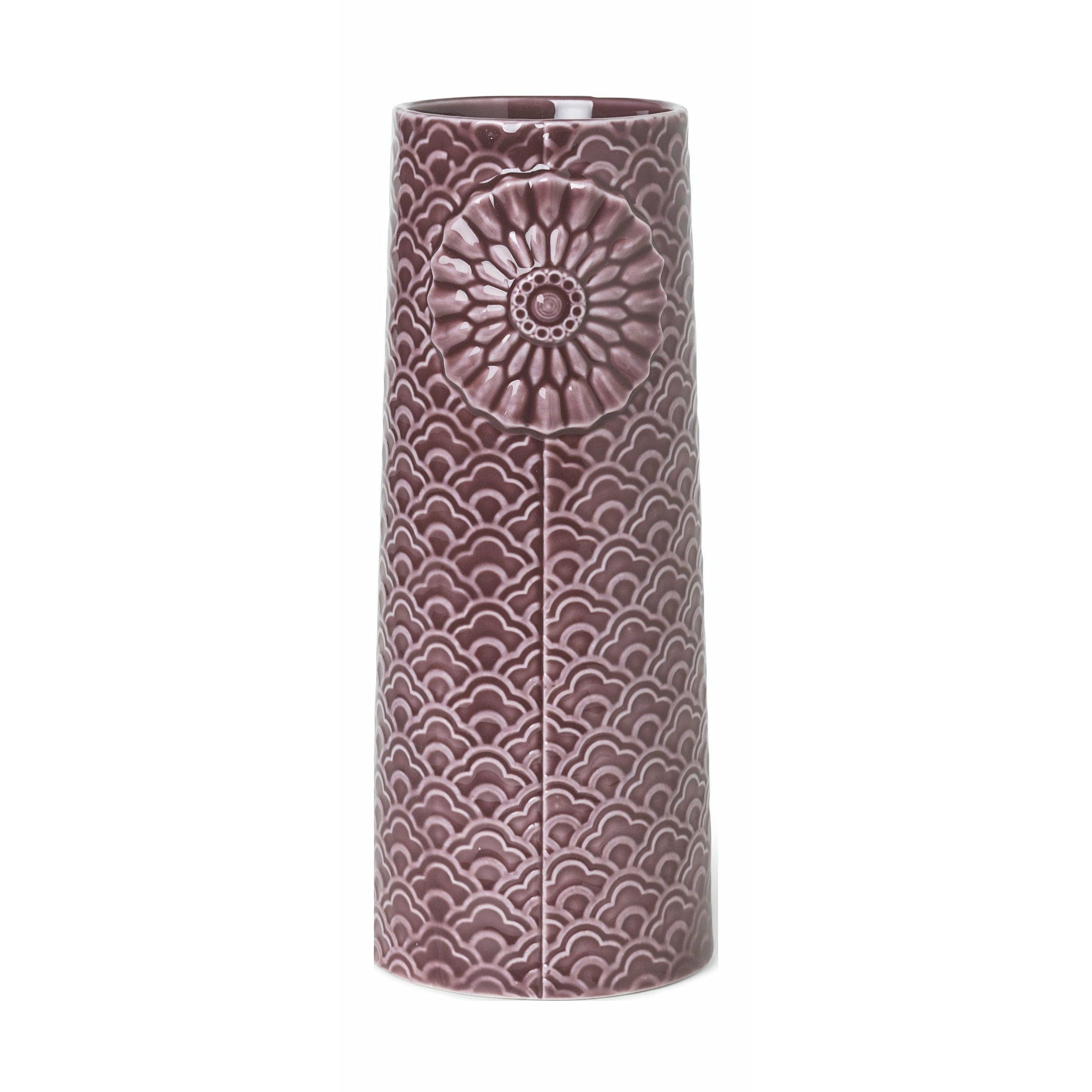 [product_category]-Dottir Pipanella Waves Big Vase, Aubergine-Dottir-5712466005721-11546-DOT-1