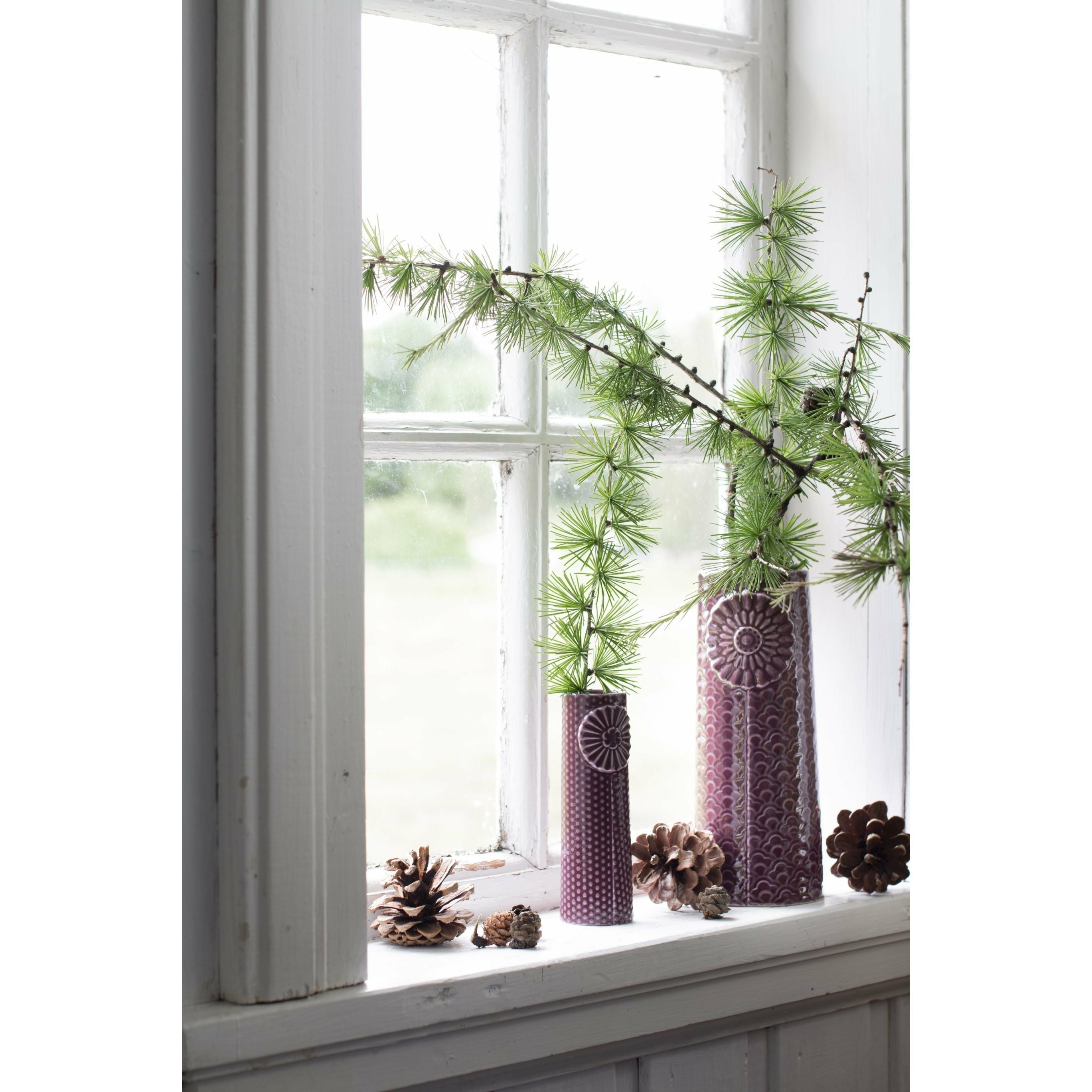 [product_category]-Dottir Pipanella Waves Big Vase, Aubergine-Dottir-5712466005721-11546-DOT-2