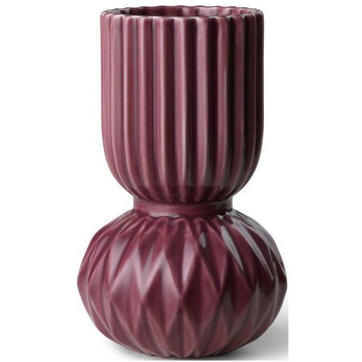 [product_category]-Dottir Rufflebell Vase, Aubergine-Dottir-5712466005905-15252-DOT-1