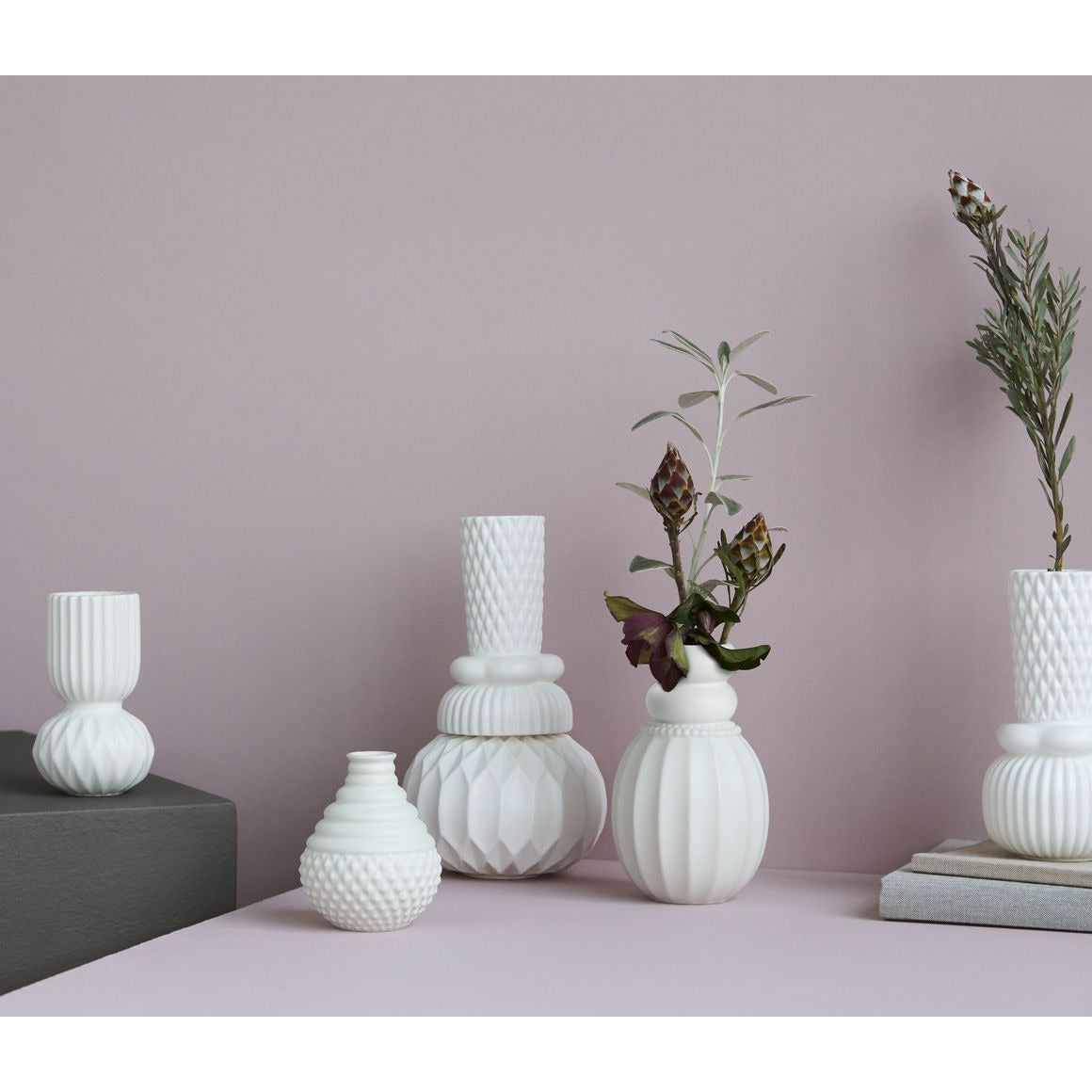 [product_category]-Dottir Rufflebell Vase, White-Dottir-5712466005899-15251-DOT-3