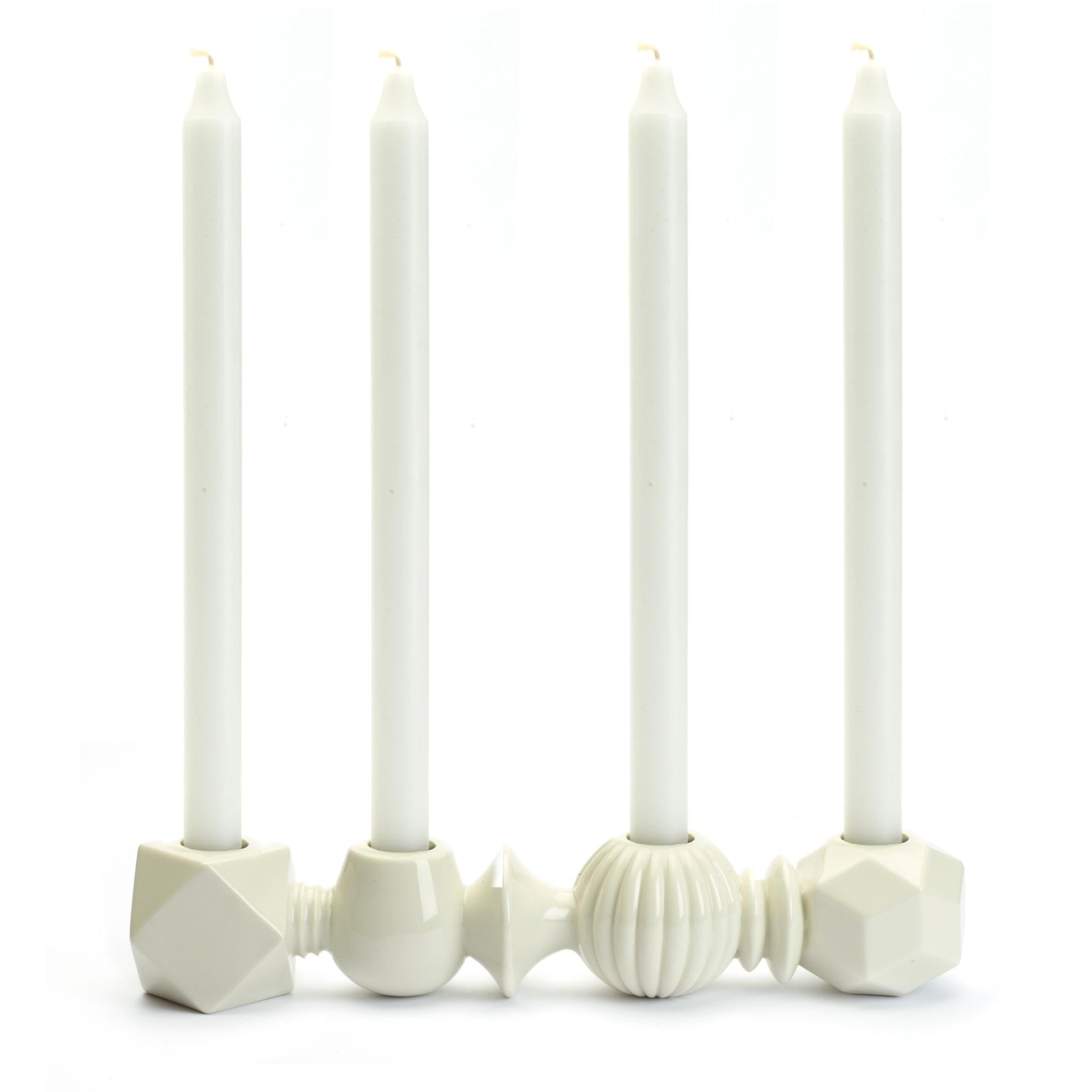 [product_category]-Dottir Samsurium Four Elements Candle Holder White, 30cm-Dottir-5712466004298-14111-DOT-2