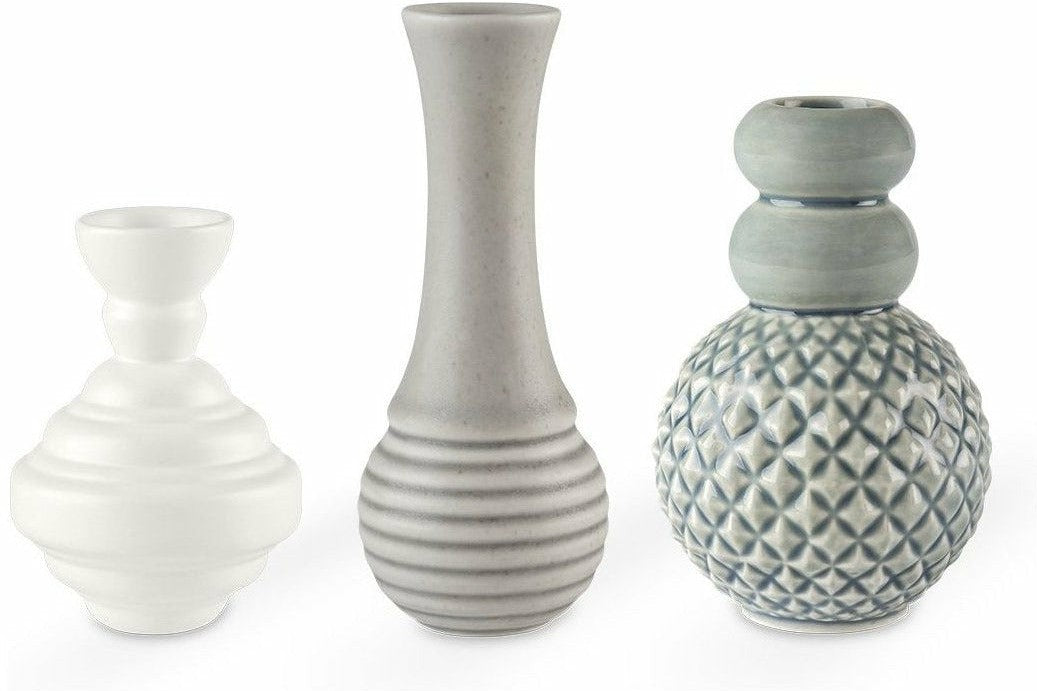 [product_category]-Dottir Samsurium Minibell Vase Set, Blue/Grey-Dottir-5712466005004-15901-DOT-1