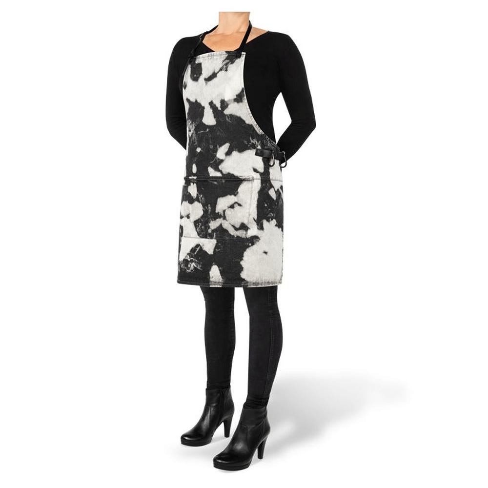 Dutchdeluxes Apron In Bbq Style, Black Stained