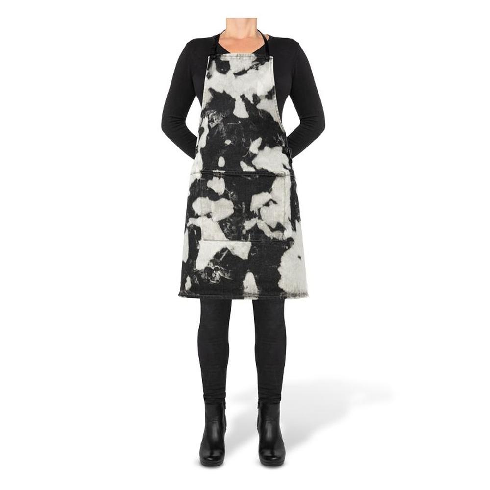 Dutchdeluxes Apron In Bbq Style, Black Stained