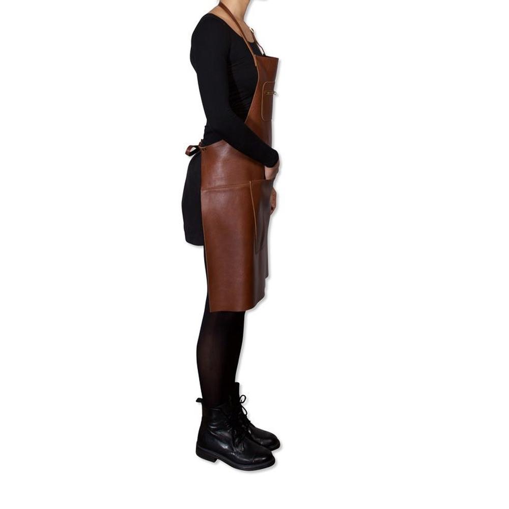 [product_category]-Dutchdeluxes Apron In Zipper Style Classic Leather, Brown-Dutchdeluxes-8718885431018-AA-CL-CB-DUT-3