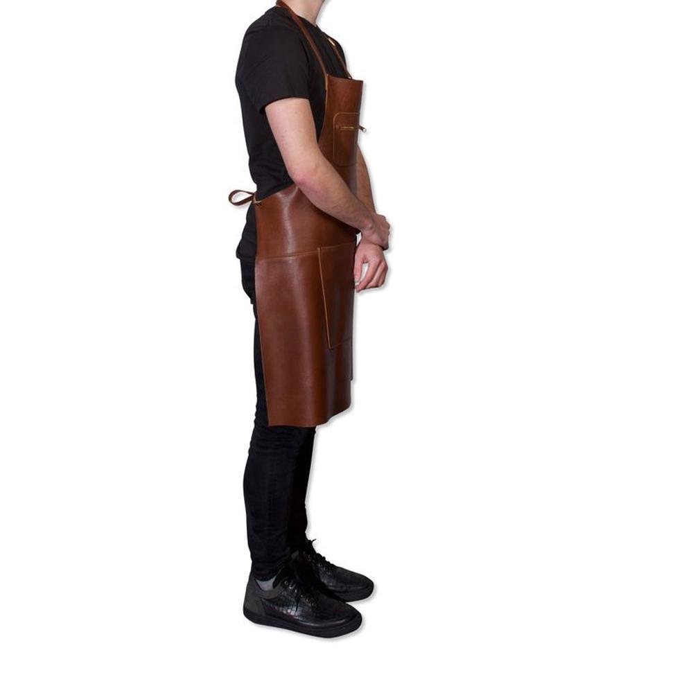 [product_category]-Dutchdeluxes Apron In Zipper Style Classic Leather, Brown-Dutchdeluxes-8718885431018-AA-CL-CB-DUT-5