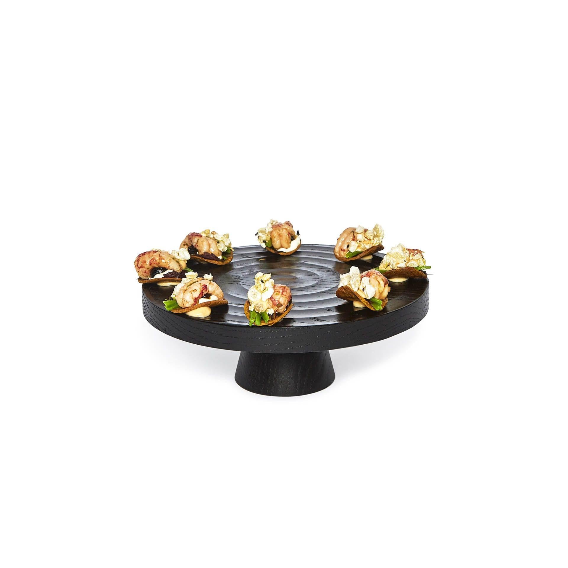 Dutchdeluxes Cake Stand Dark Oak, ø 20 Cm