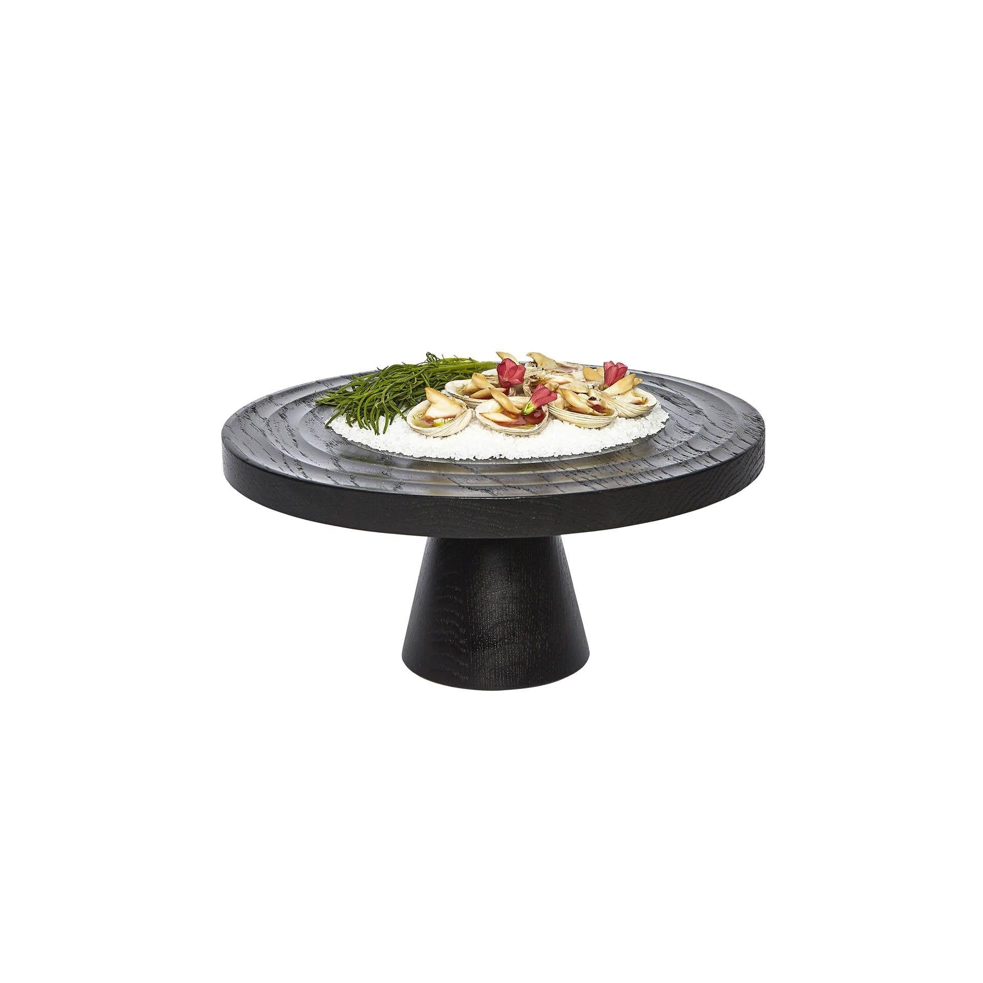 Dutchdeluxes Cake Stand Dark Oak, ø 25 Cm