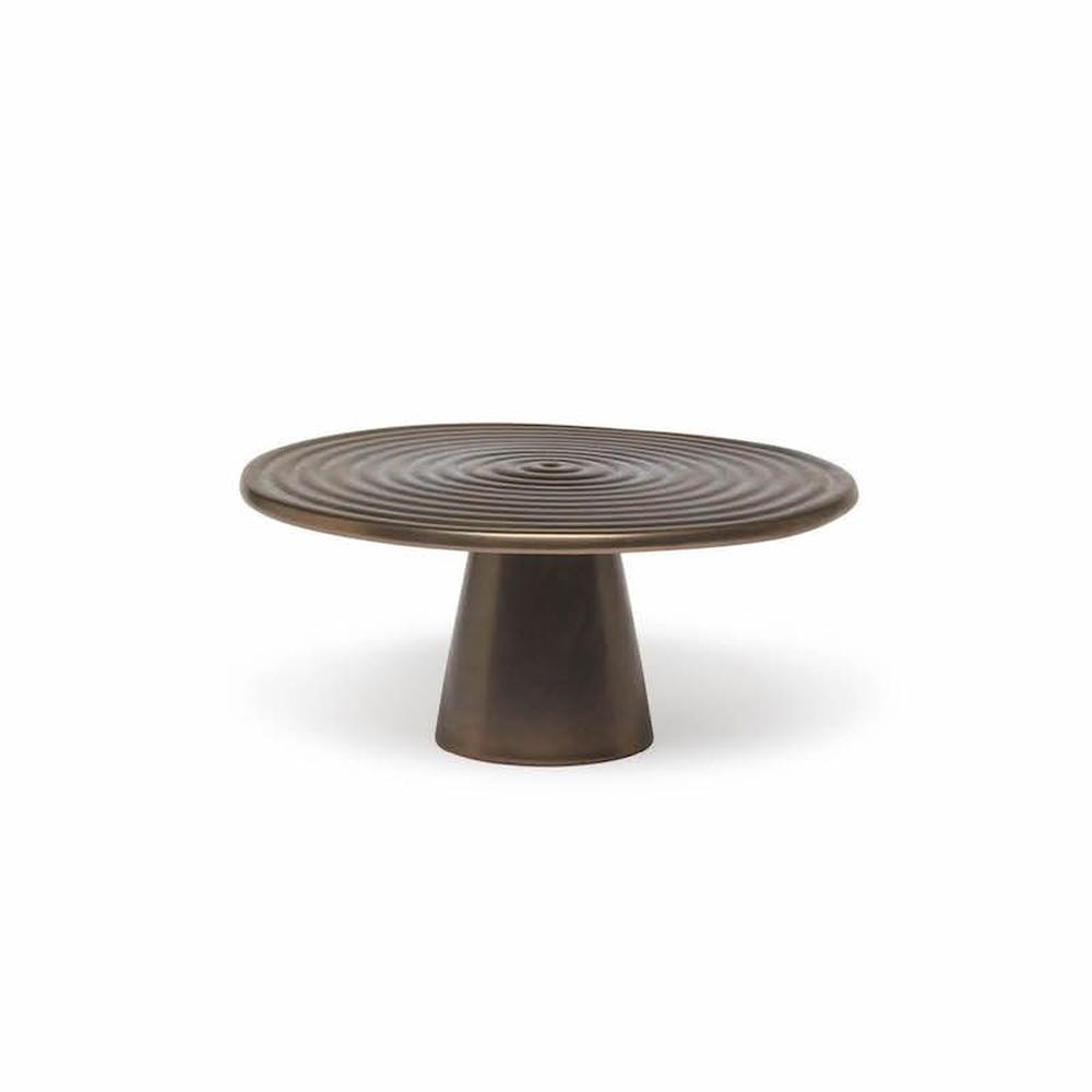 [product_category]-Dutchdeluxes Cake Stand ø 25 Cm, Platinum Matt-Dutchdeluxes-8718885436006-FSC-M-PM-DUT-1