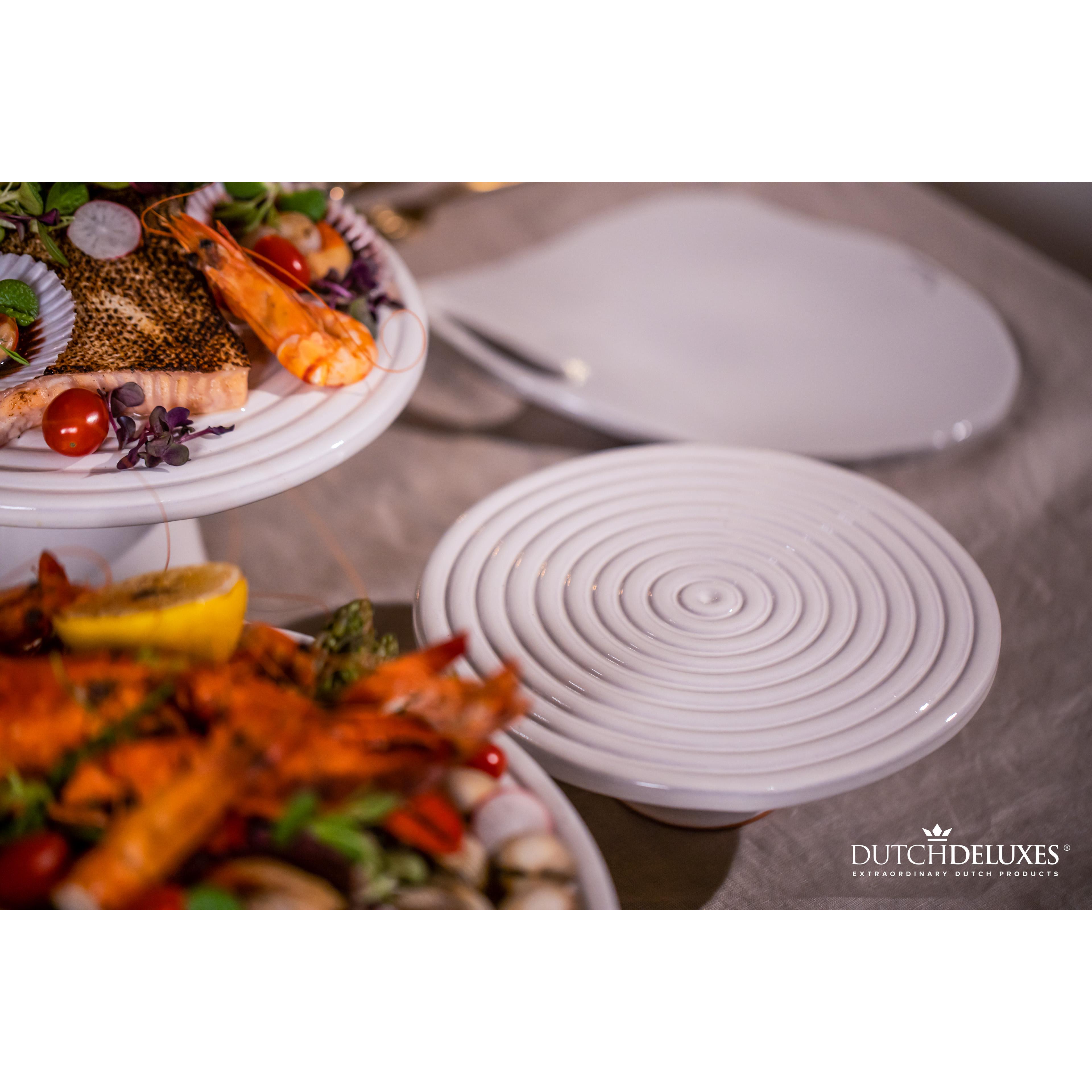 [product_category]-Dutchdeluxes Cake Stand ø 25 Cm, Platinum Matt-Dutchdeluxes-8718885436006-FSC-M-PM-DUT-9