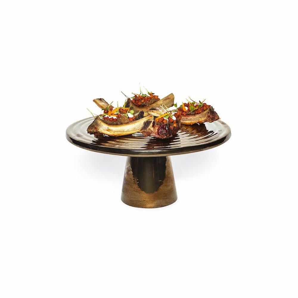 [product_category]-Dutchdeluxes Cake Stand ø 25 Cm, Platinum-Dutchdeluxes-8718885436037-FSC-M-P-DUT-2