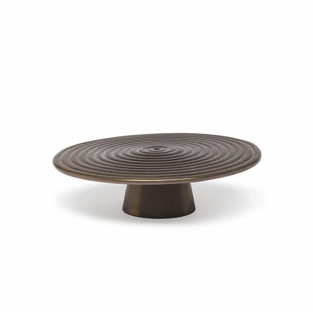 [product_category]-Dutchdeluxes Cake Stand ø 32 Cm, Matt Platinum-Dutchdeluxes-8718885436013-FSC-L-PM-DUT-1