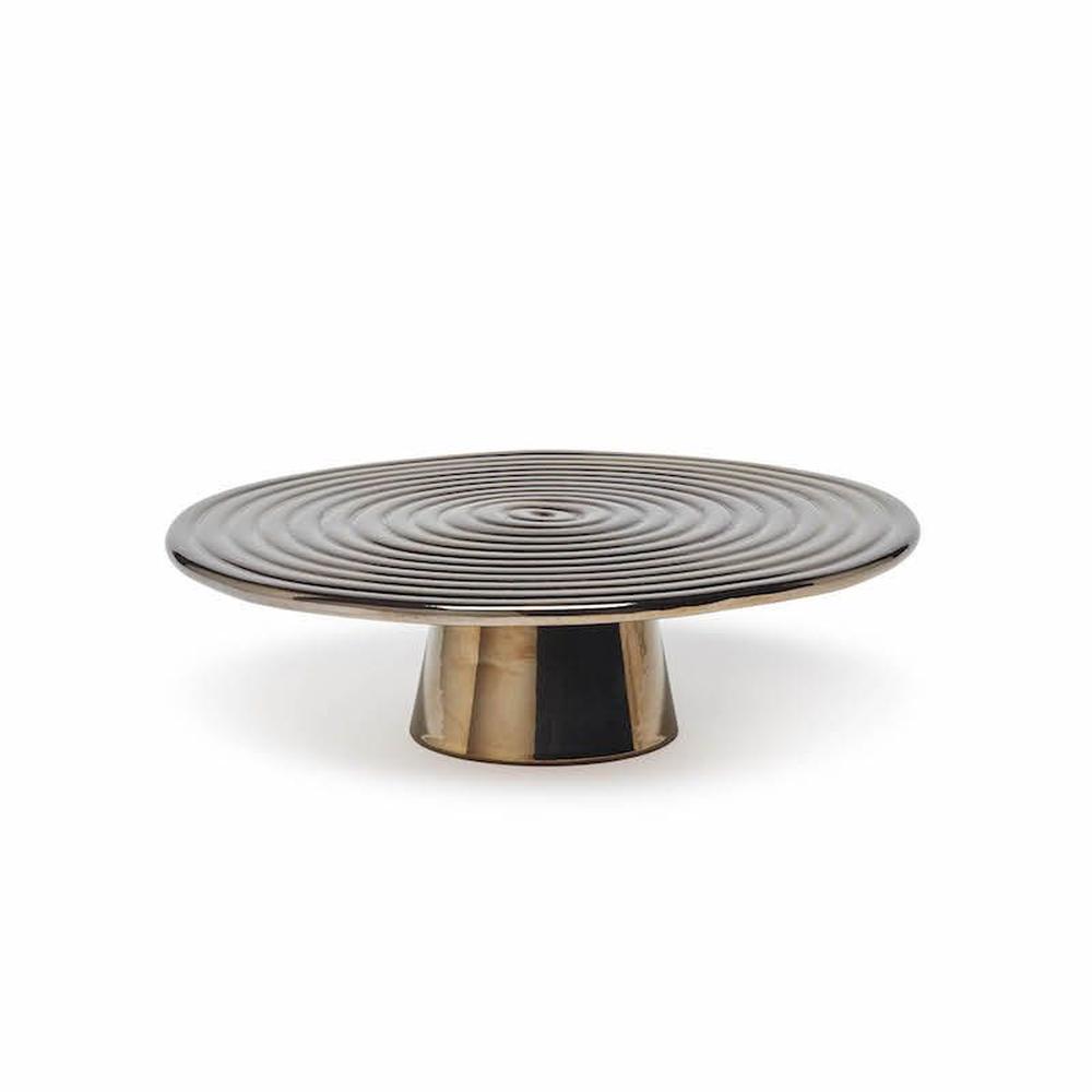 [product_category]-Dutchdeluxes Cake Stand ø 32 Cm, Platinum-Dutchdeluxes-8718885436044-FSC-L-P-DUT-1