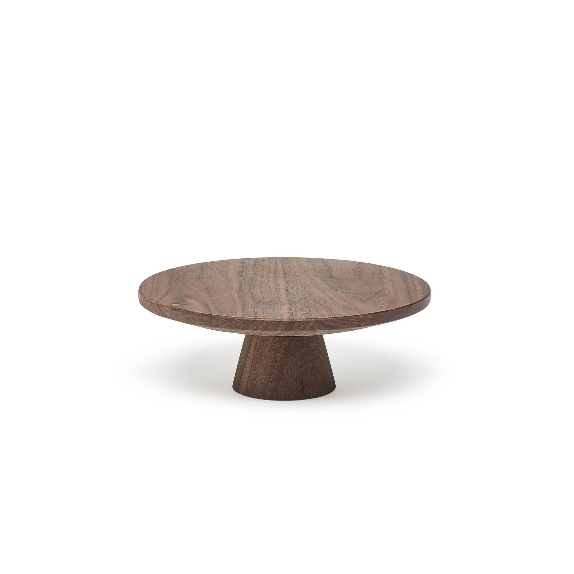 [product_category]-Dutchdeluxes Cake Stand Walnut, ø 20 Cm-Dutchdeluxes-8718885435962-FSW-S-DUT-1