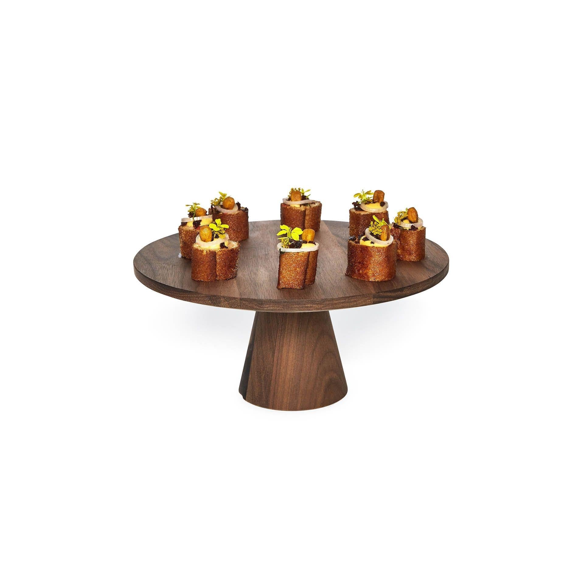 [product_category]-Dutchdeluxes Cake Stand Walnut, ø 25 Cm-Dutchdeluxes-8718885435979-FSW-M-DUT-2