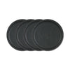 DutchDeluxes Coaster Set 4, Black