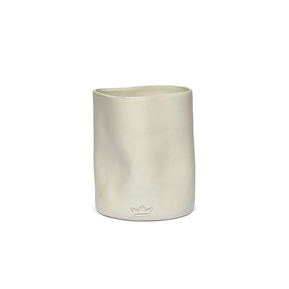 [product_category]-Dutchdeluxes Dented Utensil Holder ø 15 Cm, White-Dutchdeluxes-8718885436792-UHC-DC-W-DUT-1