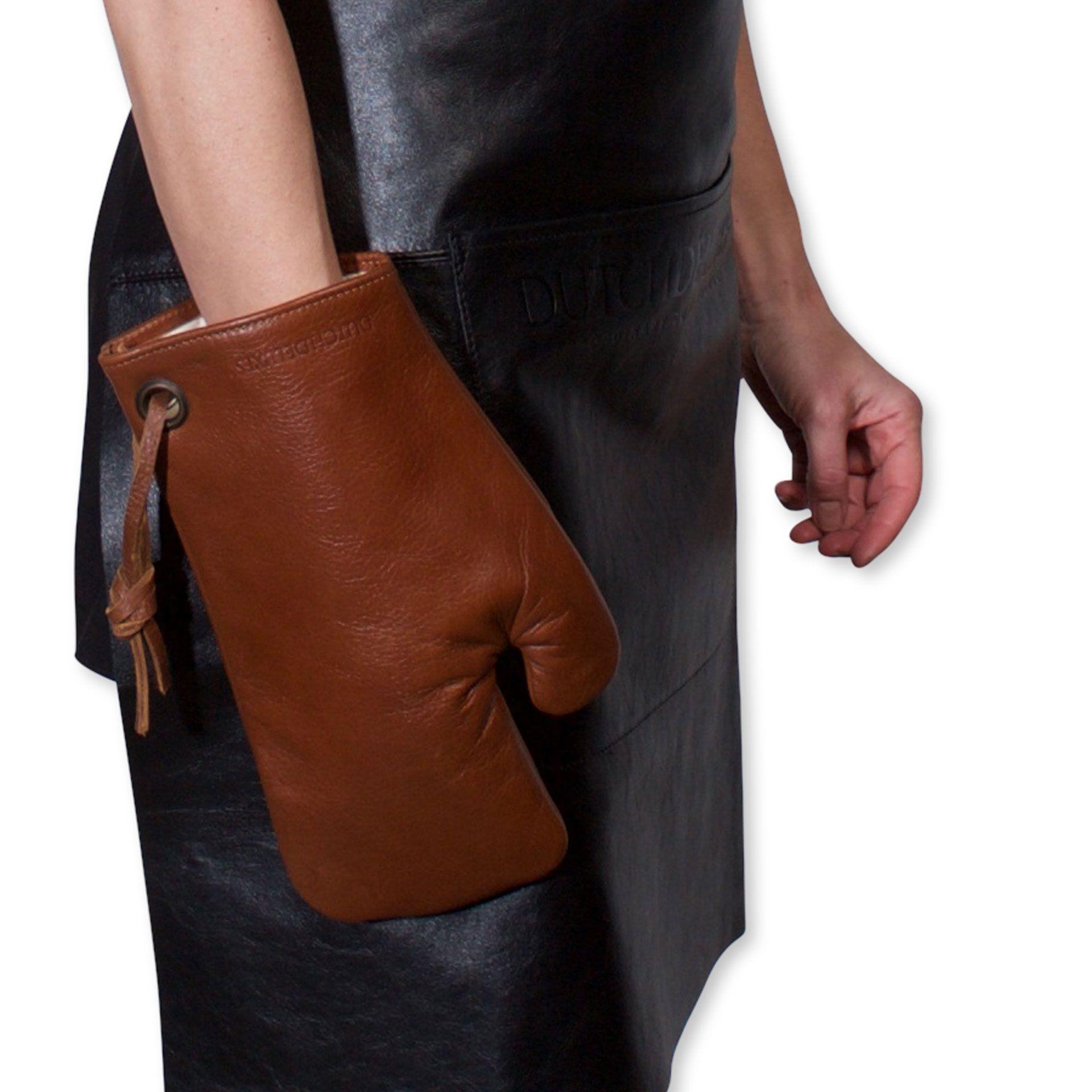 [product_category]-Dutchdeluxes Pot Glove Classic Leather, Brown-Dutchdeluxes-8718885432336-OG-U-CB-DUT-2