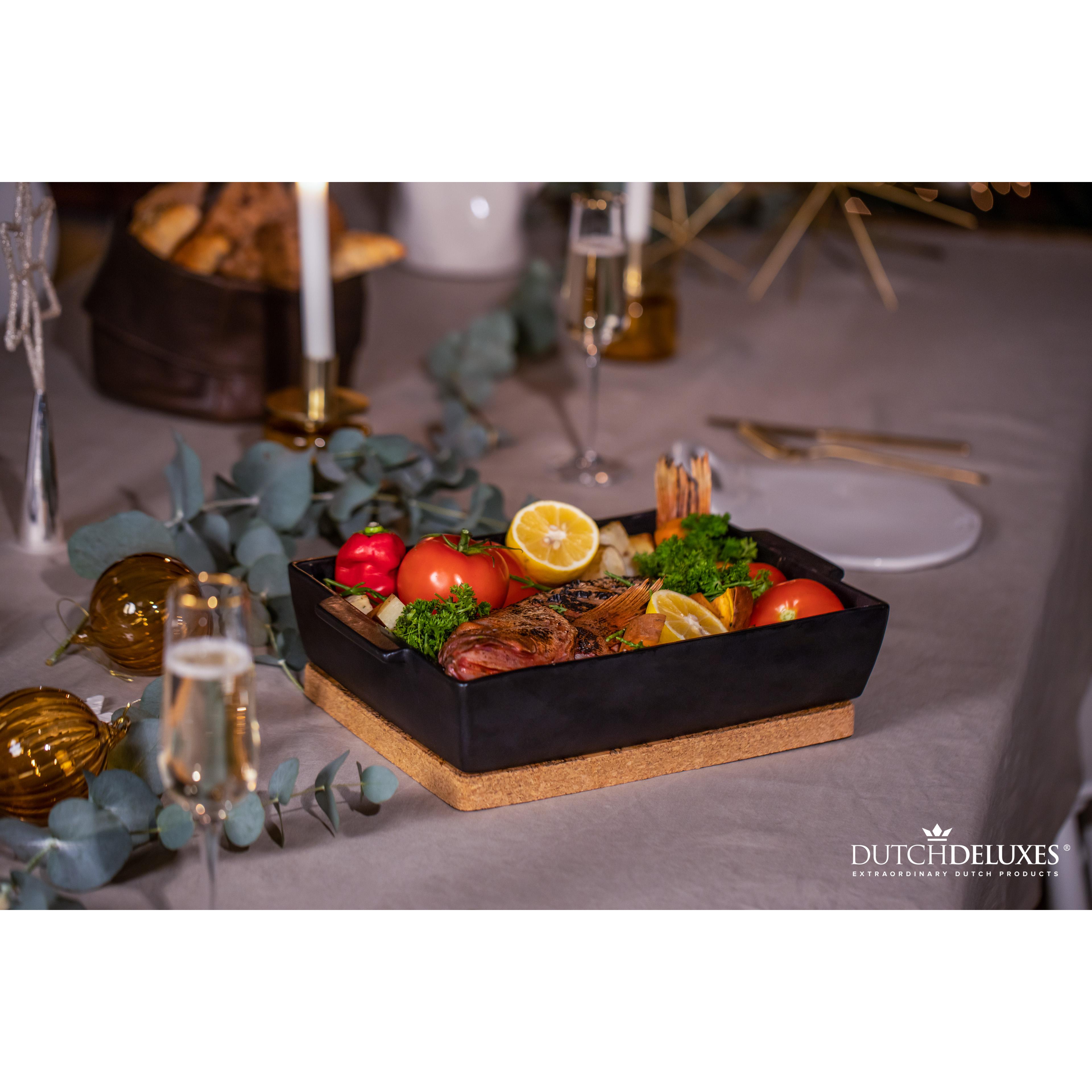[product_category]-Dutchdeluxes Rectangular Casserole Dish Large, Matt Black-Dutchdeluxes-8718885437355-ODC-RL-BM-DUT-17