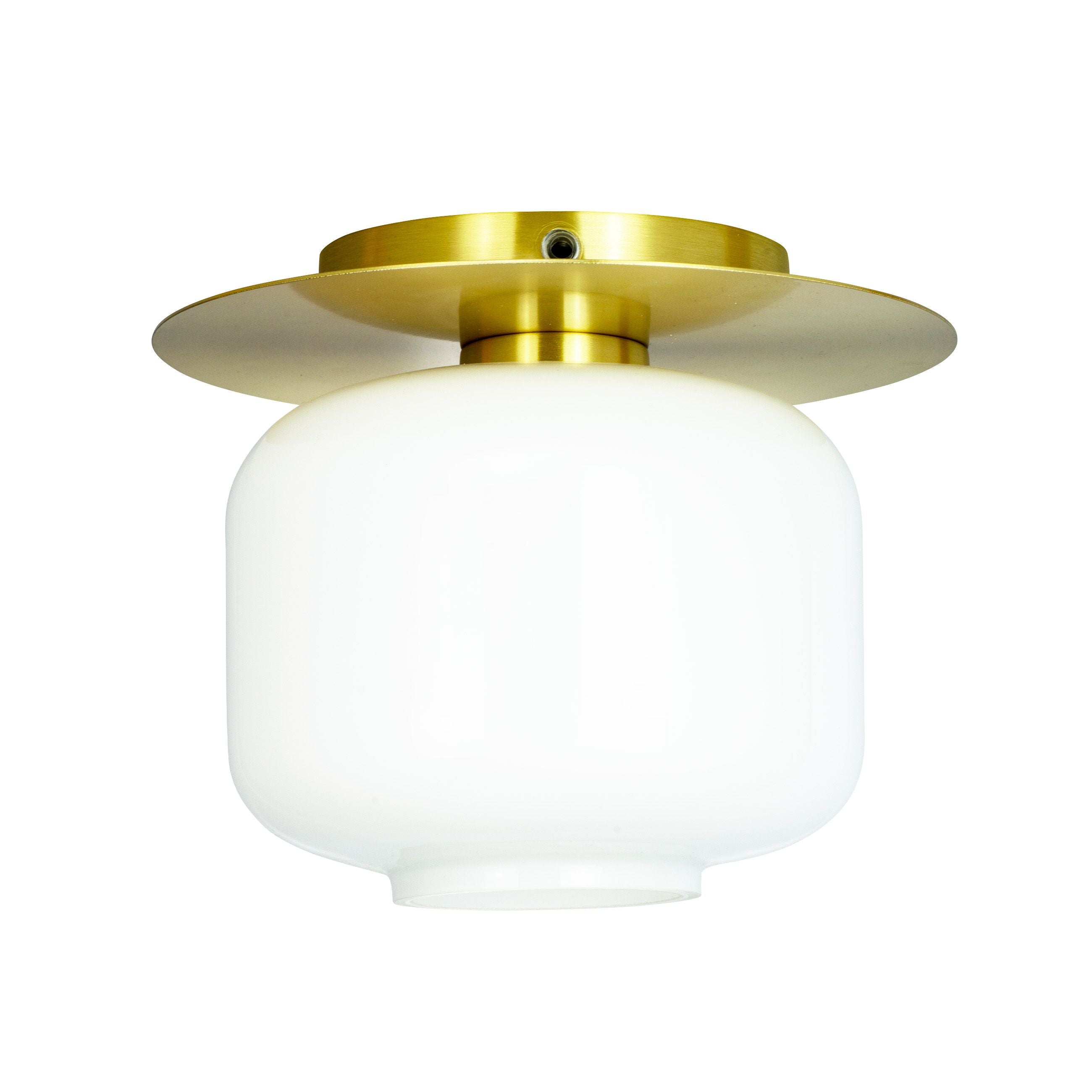 [product_category]-Dyberg Larsen Arp Ceiling Lamp, Opal/Brass-Dyberg Larsen-5704709082590-8259-DYB-2