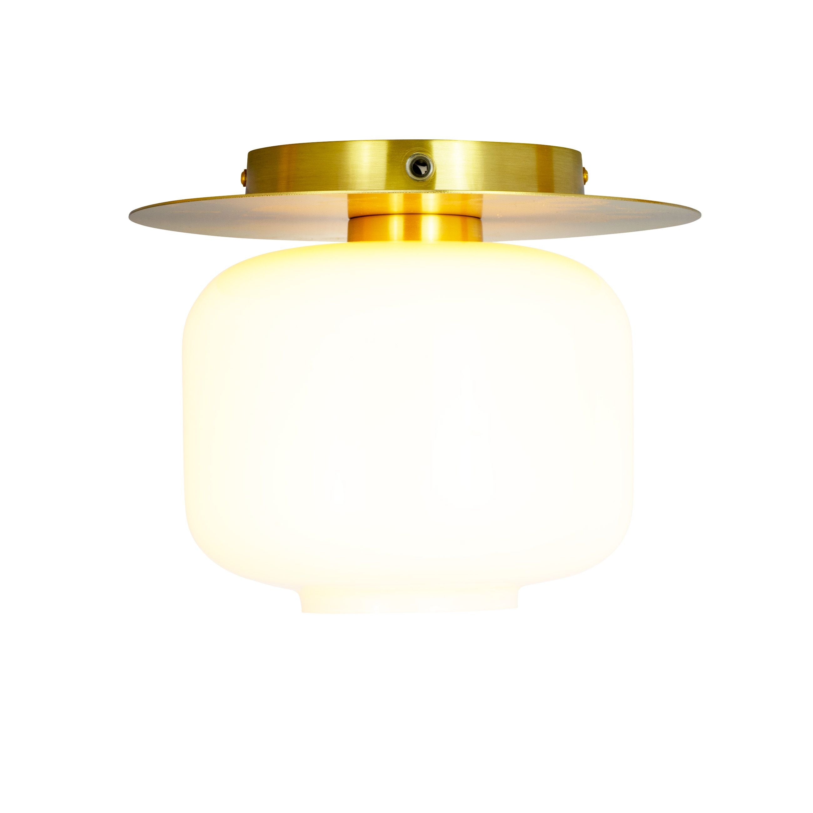 [product_category]-Dyberg Larsen Arp Ceiling Lamp, Opal/Brass-Dyberg Larsen-5704709082590-8259-DYB-3