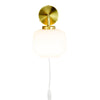  ARP D15 nástěnná lampa opál/mosaz