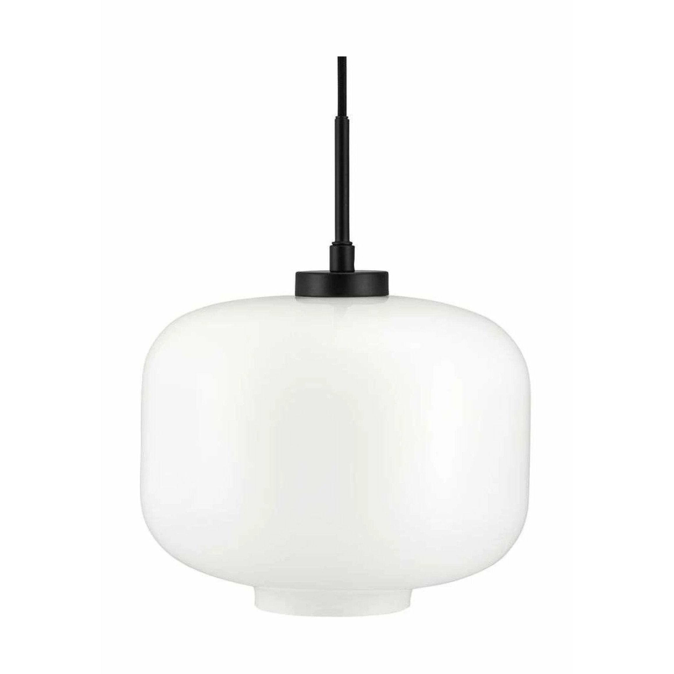 [product_category]-Dyberg Larsen Arp Pendant Lamp, Opal/Matt Black-Dyberg Larsen-5704709081814-8181-DYB-1