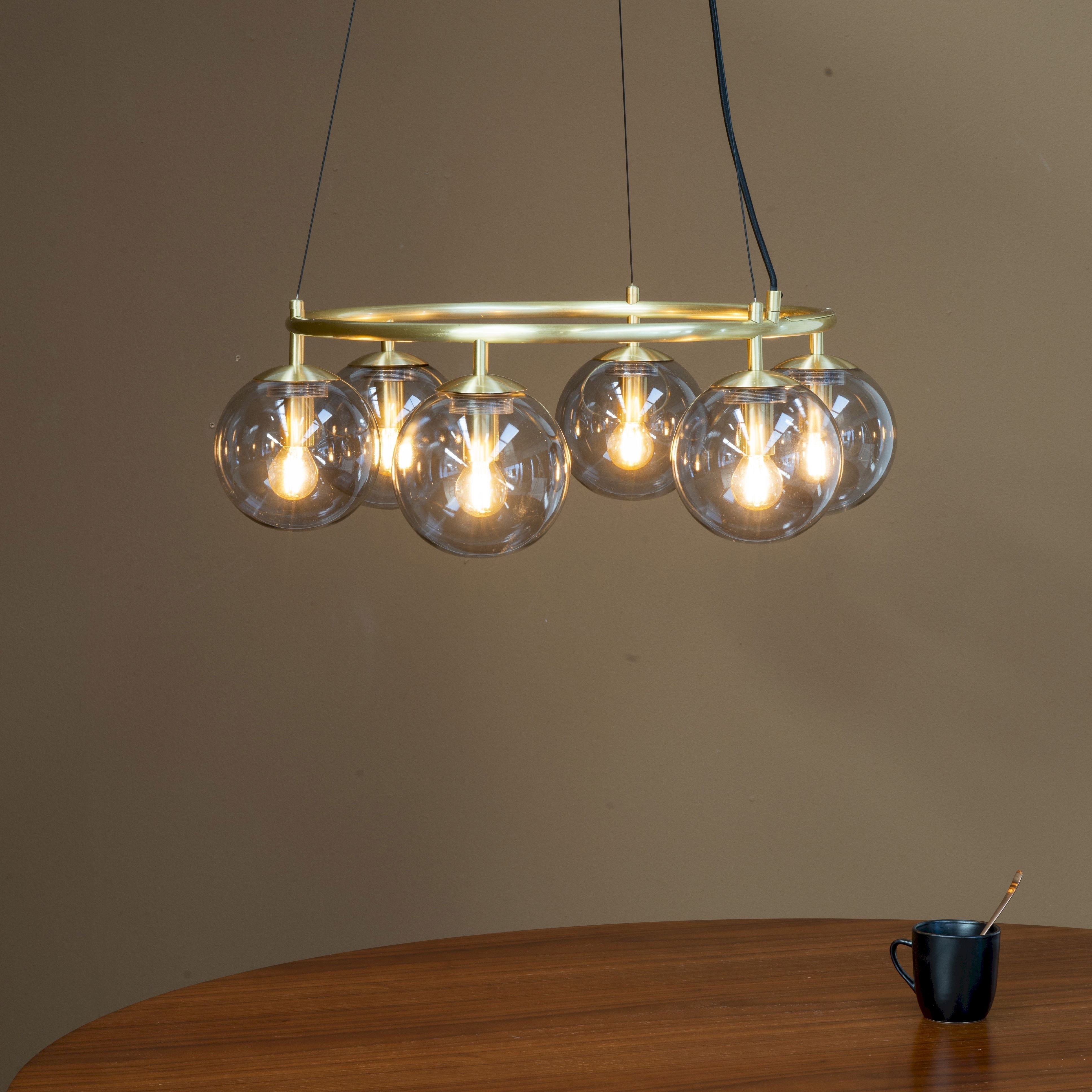 [product_category]-Dyberg Larsen Como 5 Pendant, Brass/Opal-Dyberg Larsen-5704709081449-8144-DYB-4