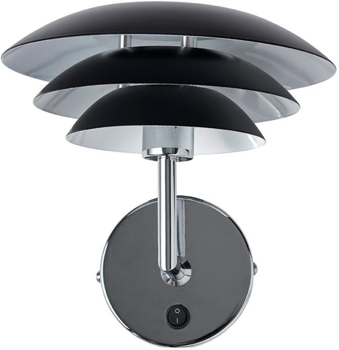 [product_category]-Dyberg Larsen Dl20 Wall Lamp Black, ø23-Dyberg Larsen-5704709080893-8089-DYB-1