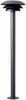 Dyberg Larsen DL25 venkovní zahradní lampa černá, 90 cm